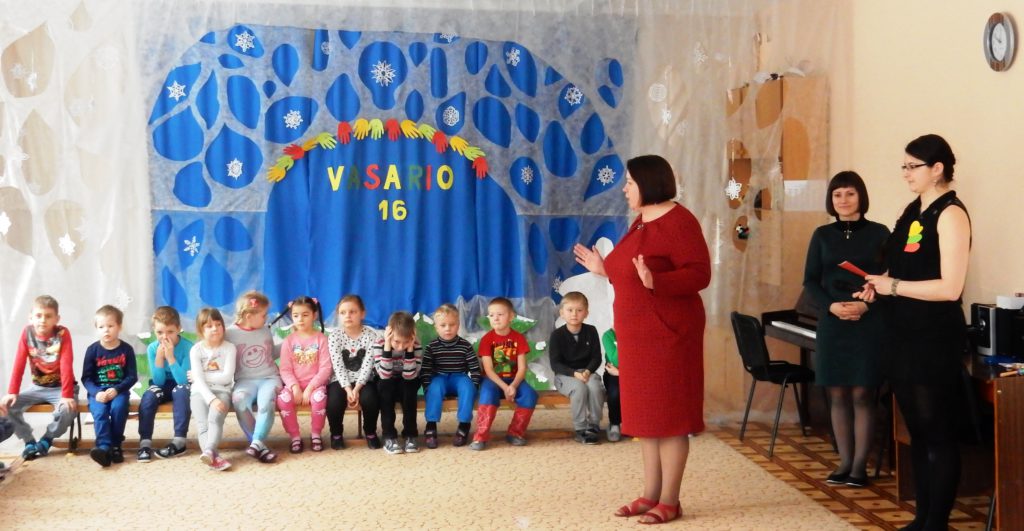 Vasario 16-osios šventė darželyje